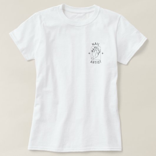 Een mooie dag voor een manicure t-shirt (Design voorkant)
