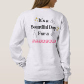 Een mooie dag voor een manicure trui (Achterkant)