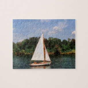 Een mooie dag voor een zee legpuzzel