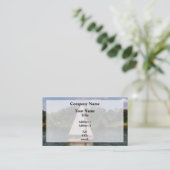 Een mooie dag voor een zee visitekaartje (Staand voorkant)