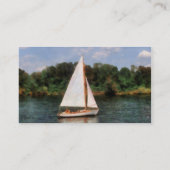 Een mooie dag voor een zee visitekaartje (Achterkant)