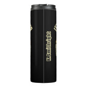 Een mooie dag voor gewichtheffen thermosbeker (Achterkant)