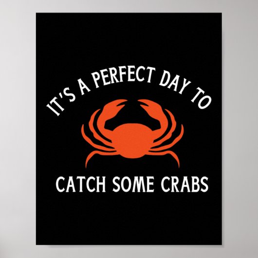 Een mooie dag voor krabliefhebbers poster (Voorkant)