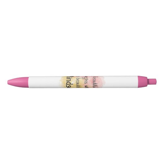 Een mooie dag zwarte inkt pen (Voorkant)
