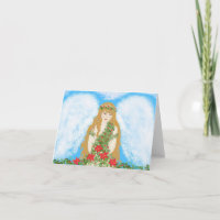 Een mooie die Engel, in de Geest van Kerstmis