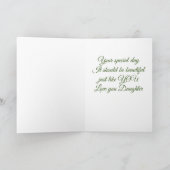 ** EEN MOOIE DOCHTER** OP JE VERJAARDAG KAART (Binnen)