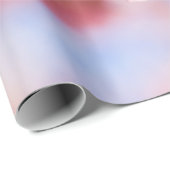 Een mooie doos Sakura-bloemen op roze achtergrond Cadeaupapier (Rol Hoek)