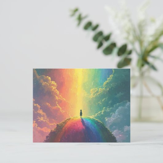 Een mooie droom briefkaart (Staand voorkant)