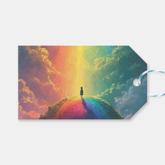 Een mooie droom cadeaulabel (Voorkant (Horizontaal))