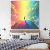Een mooie droom canvas afdruk (Insitu (Slaapkamer))