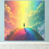 Een mooie droom canvas afdruk (Insitu (Houten vloer))