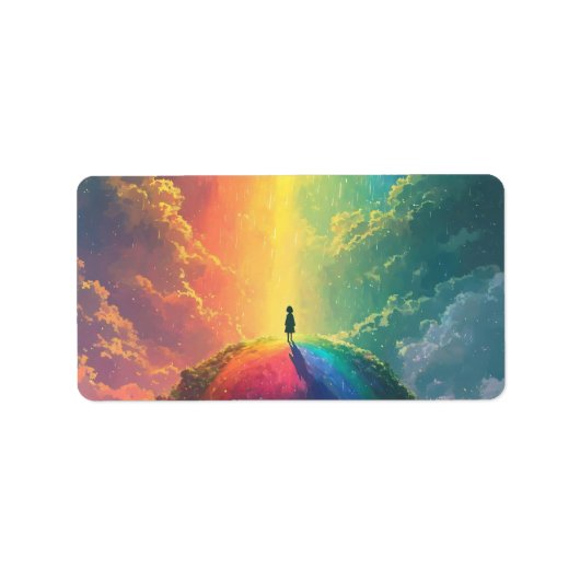 Een mooie droom etiket (Voorkant)