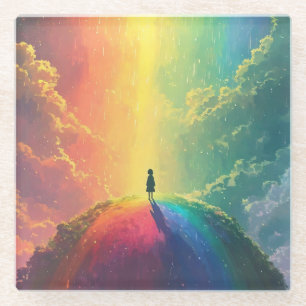 Een mooie droom glazen onderzetter