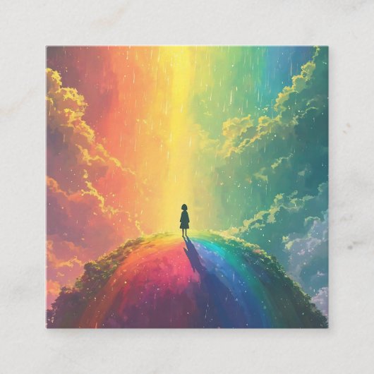 Een mooie droom informatiekaartje (Voorkant)