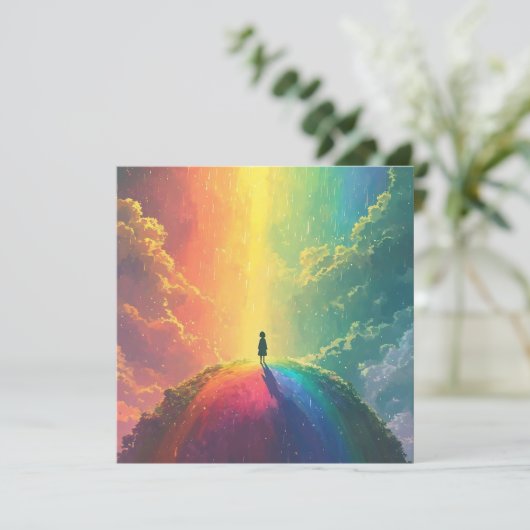 Een mooie droom kaart (Staand voorkant)