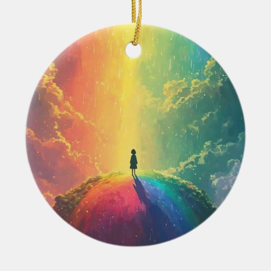 Een mooie droom keramisch ornament (Voorkant)