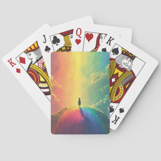 Een mooie droom pokerkaarten (Achterkant)