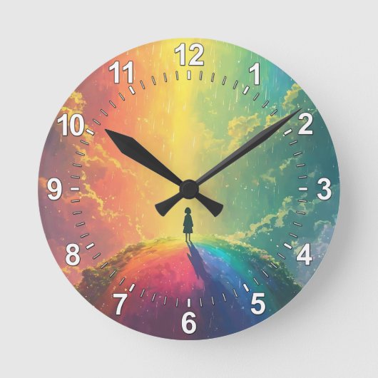 Een mooie droom ronde klok (Voorkant)