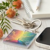 Een mooie droom sleutelhanger (Voorkant Rechts)