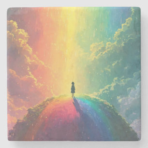 Een mooie droom stenen onderzetter