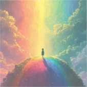 Een mooie droom sticker (Voorkant)