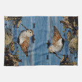 Een mooie Dunlin Goes Solo Theedoek (Horizontaal)