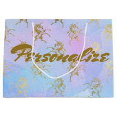 Een mooie eenhoorn groot cadeauzakje (Voorkant)