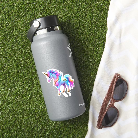 Een mooie eenhoorn Sticker 1 (HydroFlask Insitu)