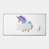Een mooie eenhoorn Sticker 1 Bureaumat (Keyboard & Muis)