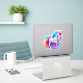 Een mooie eenhoorn Sticker 2 (Laptop op bureau)