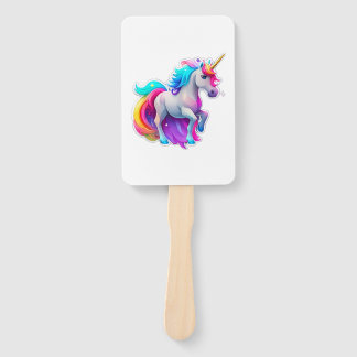 Een mooie eenhoorn Sticker 2 Handwaaier
