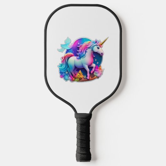 Een mooie eenhoorn Sticker Pickleball Paddle (Voorkant)