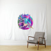 Een mooie eenhoorn wandkleed (In Situ (horizontaal))