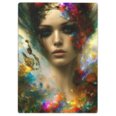 Een mooie fantasievrouw klembord (Achterkant)