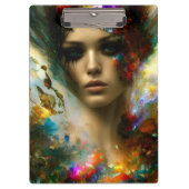 Een mooie fantasievrouw klembord (Voorkant)