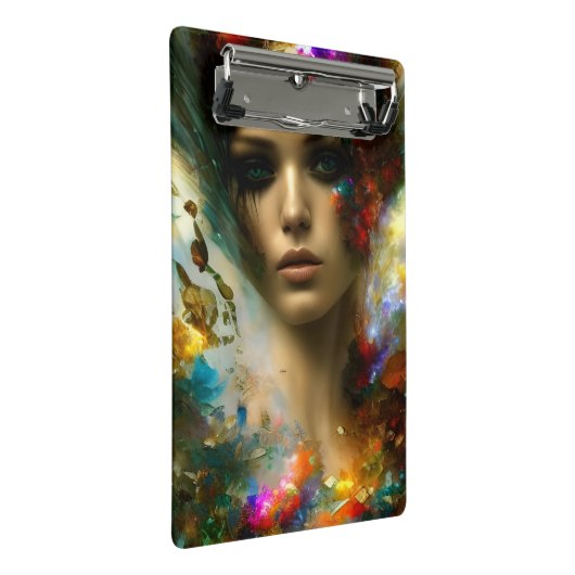 Een mooie fantasievrouw mini klembord (Schuin)