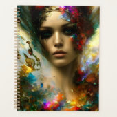 Een mooie fantasievrouw planner (Voorkant)