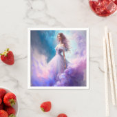 Een mooie fee dame. servet (Insitu)