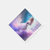 Een mooie fee dame. servet (Hoek)