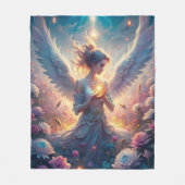 Een mooie fee fleece deken (Voorkant)