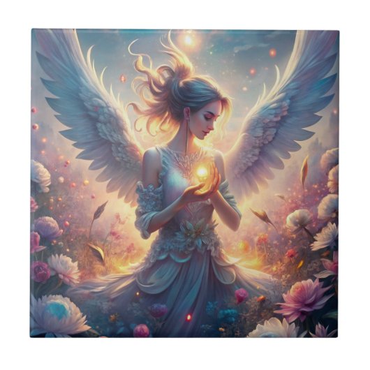 Een mooie fee tegeltje (Voorkant)