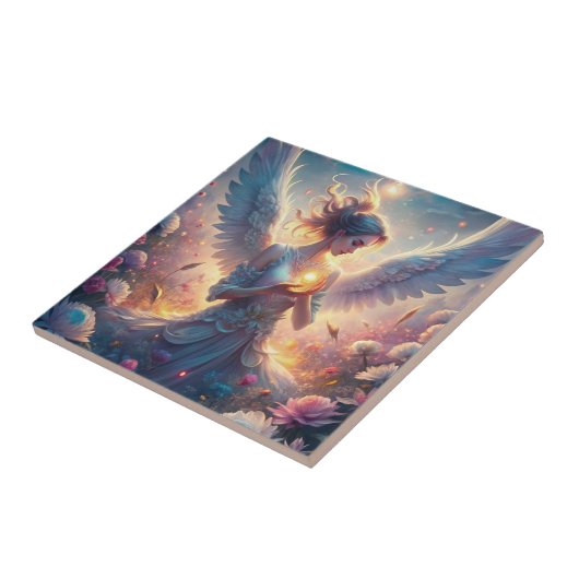 Een mooie fee tegeltje (Zijkant)