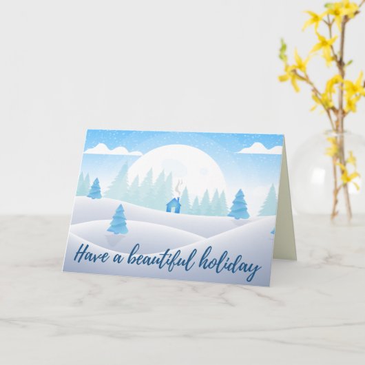 Een mooie feestkaart hebben kaart (Gele Bloem)