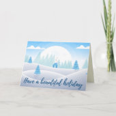 Een mooie feestkaart hebben kaart (Voorkant)