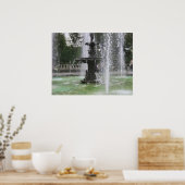 Een mooie fontein in de Alameda Mexico DF 2 Poster (Keuken)