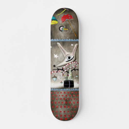 Een mooie Fox wintersport jongen Skateboard (Voorkant)