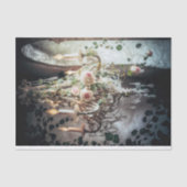 Een mooie Franse luchters Tissuepapier (Voorkant)