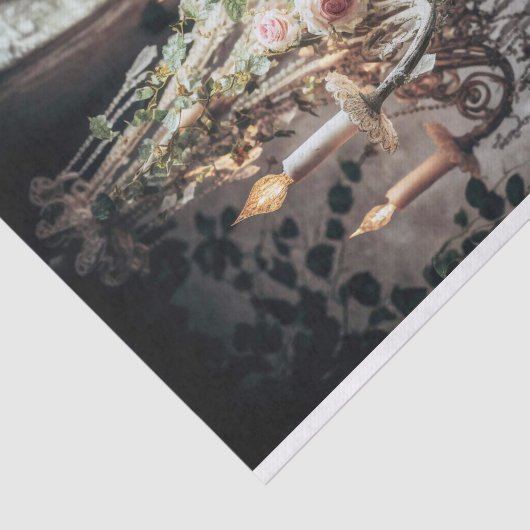 Een mooie Franse luchters Tissuepapier (Detail)