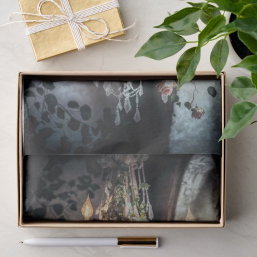 Een mooie Franse luchters Tissuepapier (Geschenk)