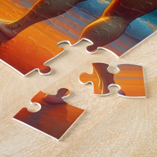 Een mooie gay dag op het strand legpuzzel (Zijkant)